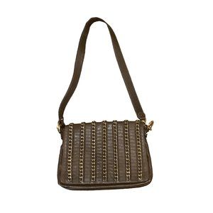 TORY BURCH Shoulder Bag/Purse Leather Brown